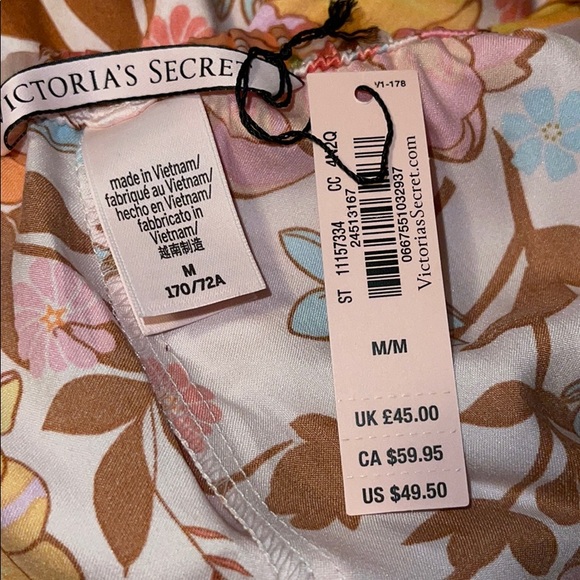 Victoria Secret Floral Flouncy PJ Set NWT